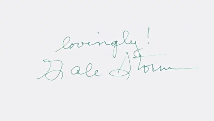 Gale Storm autograph