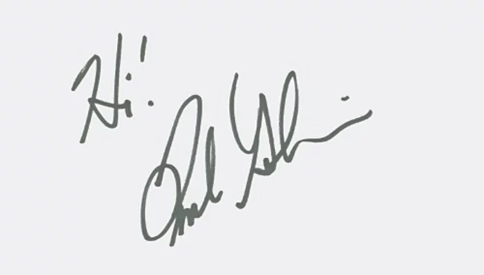 Frank Gorshin autograph