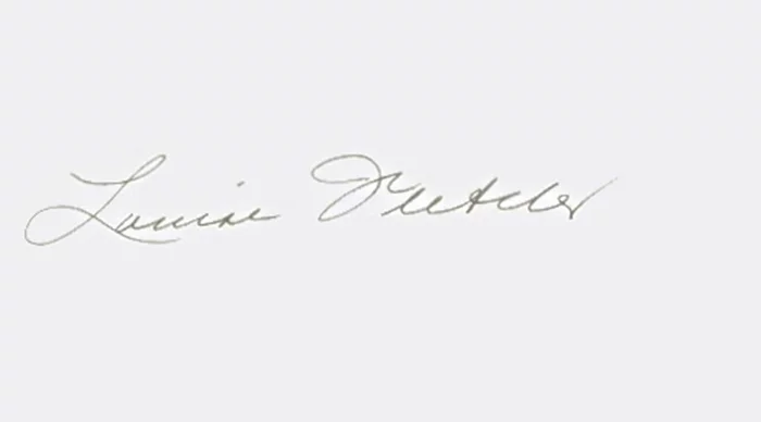 Louise Fletcher autograph