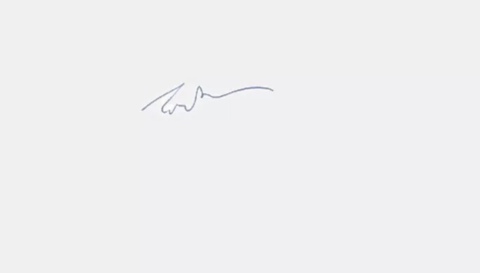 Tony Randall autograph