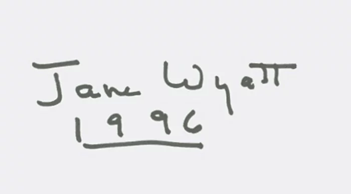 Jane Wyatt autograph