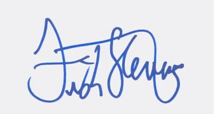 Fisher Stevens autograph
