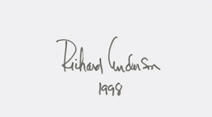 Richard Anderson autograph
