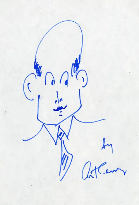 Art Carney autograph