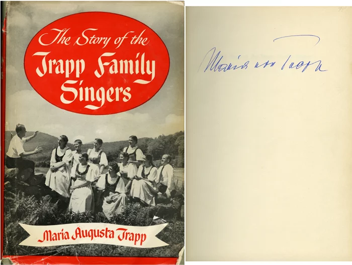 Maria Von Trapp autograph