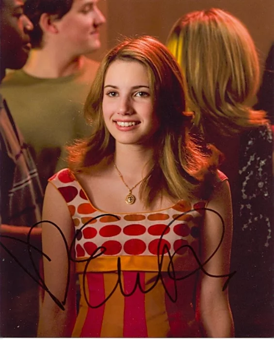 Emma Roberts autograph