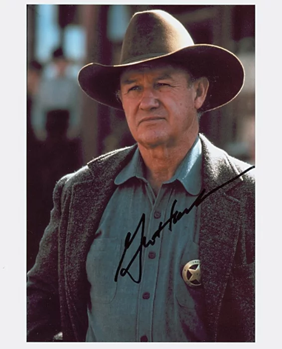 Gene Hackman autograph