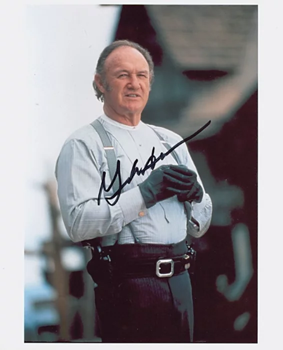 Gene Hackman autograph