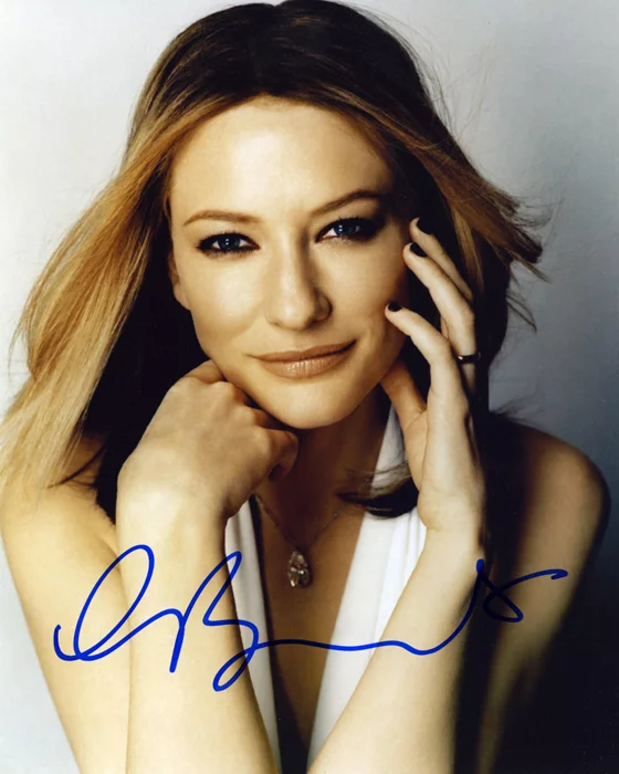 Cate Blanchett autograph
