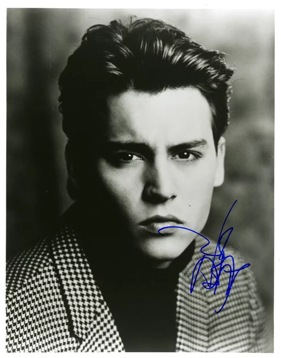 Johnny Depp autograph