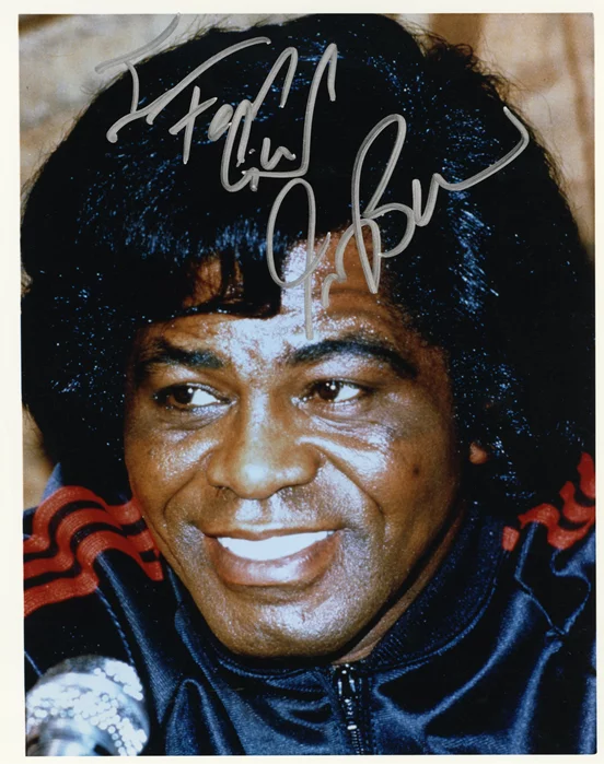 James Brown autograph