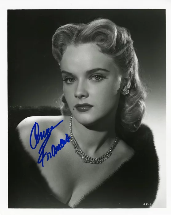 Anne Francis autograph