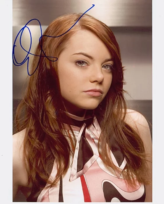 Emma Stone autograph