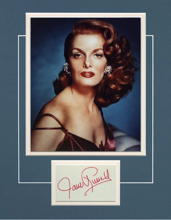 Jane Russell autograph