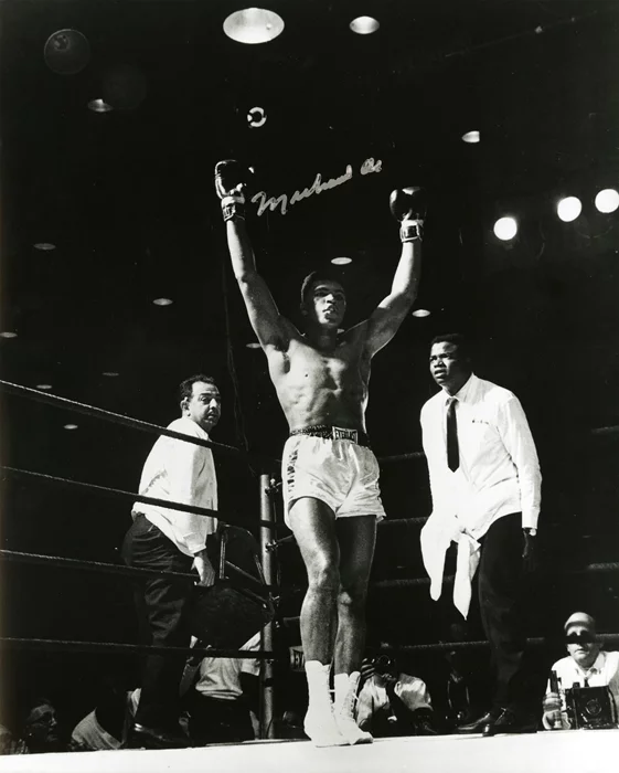 Muhammad Ali autograph