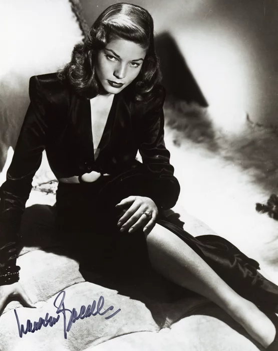 Lauren Bacall autograph
