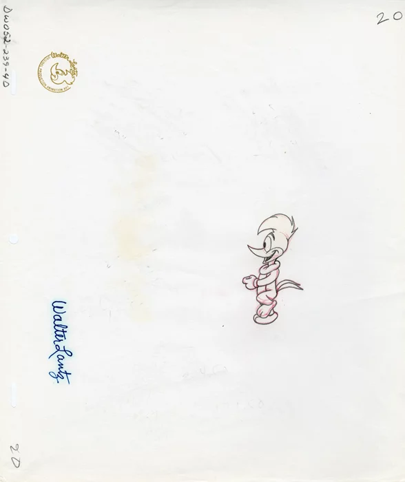 Walter Lantz autograph