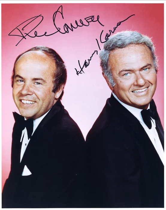 Harvey Korman & Tim Conway autograph