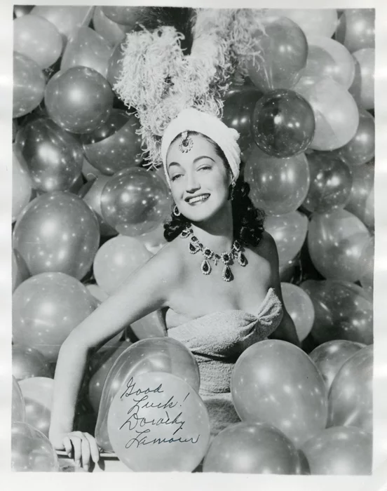 Dorothy Lamour autograph