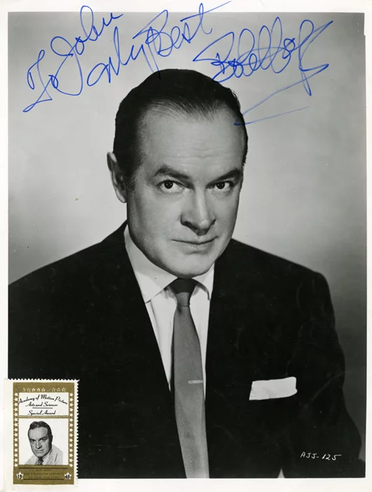 Bob Hope autograph