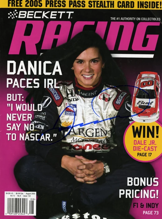 Danica Patrick autograph