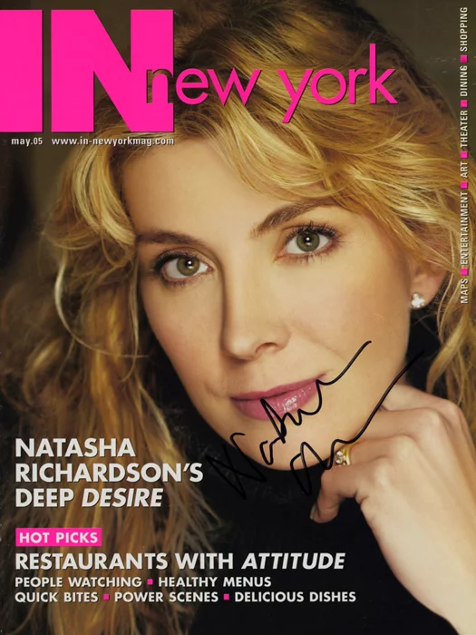 Natasha Richardson autograph