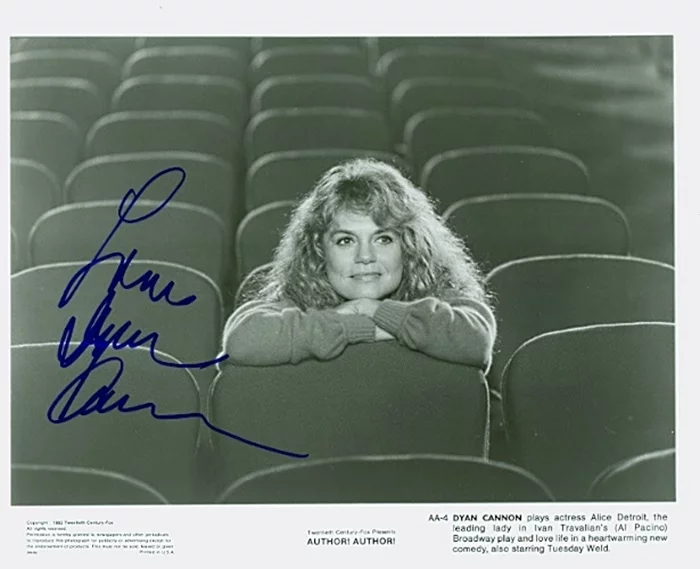 Dyan Cannon autograph