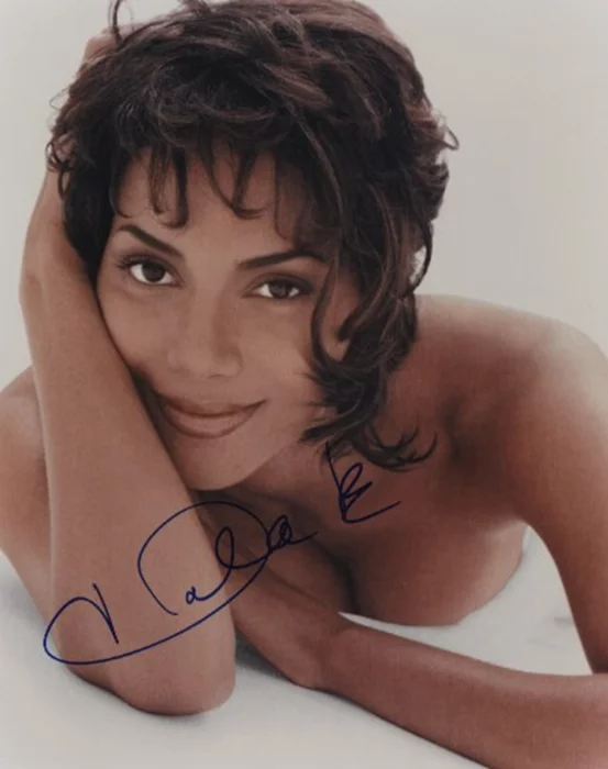 Halle Berry autograph