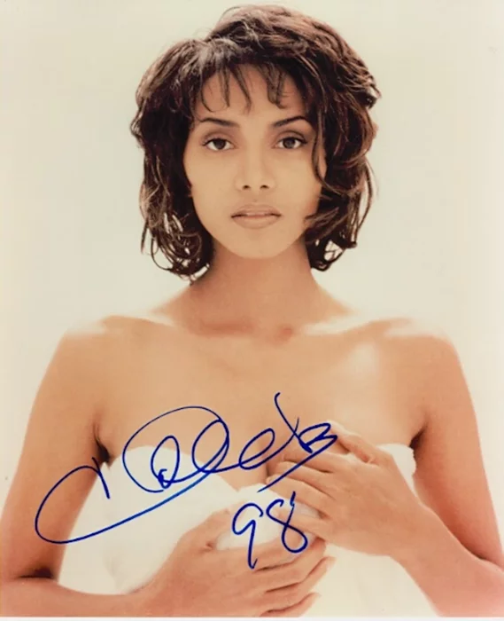 Halle Berry autograph