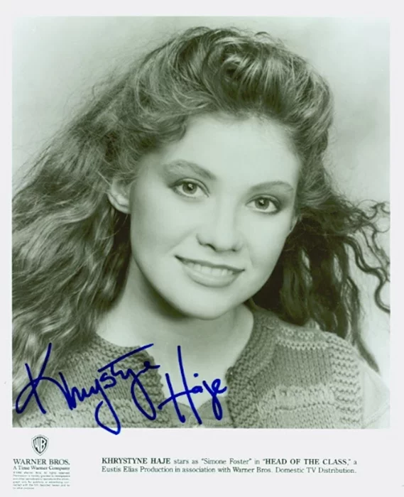 Khrystyne Haje autograph