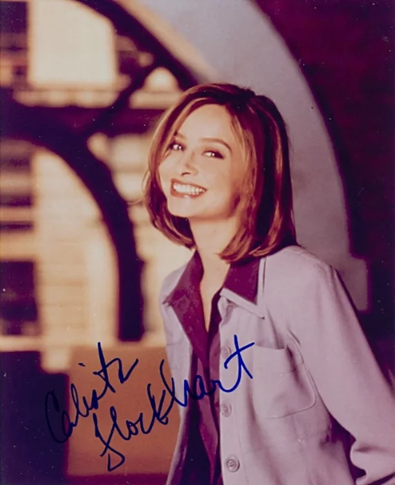 Calista Flockhart autograph