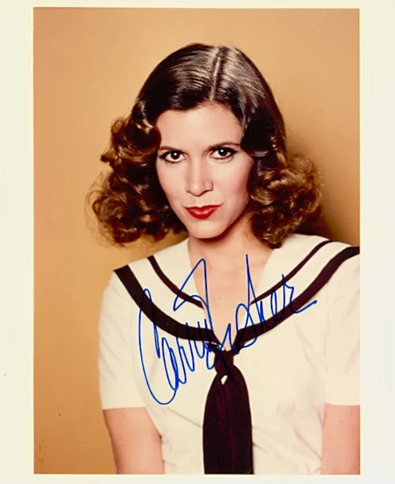 Carrie Fisher autograph