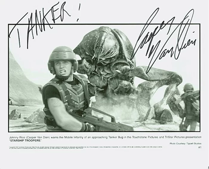 Casper Van Dien autograph