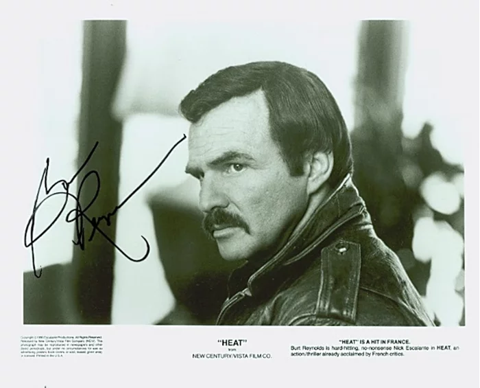 Burt Reynolds autograph