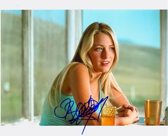 Blake Lively autograph