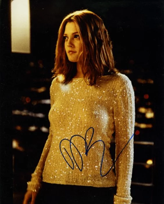 Drew Barrymore autograph