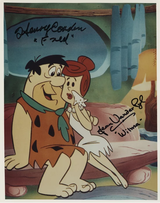The Flintstones autograph