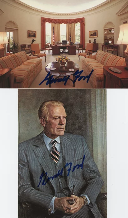Gerald Ford autograph