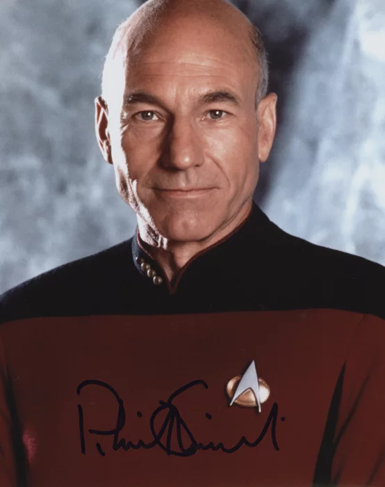 Patrick Stewart autograph