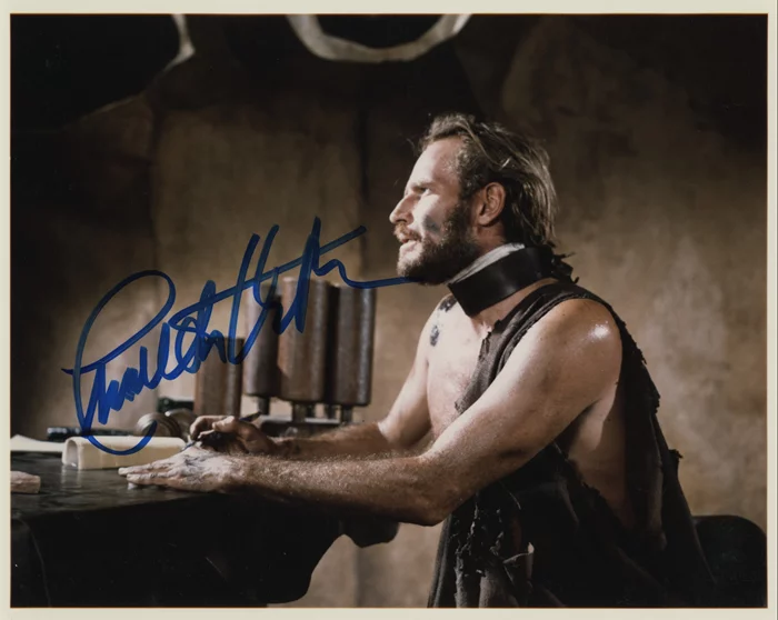 Charlton Heston autograph