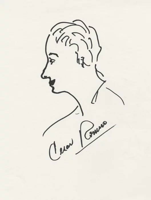 Cesar Romero autograph