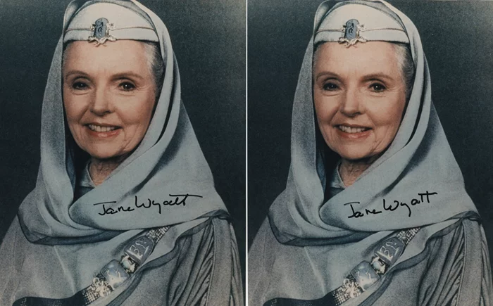 Jane Wyatt autograph