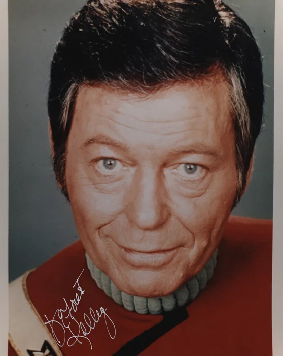 Deforest Kelley autograph