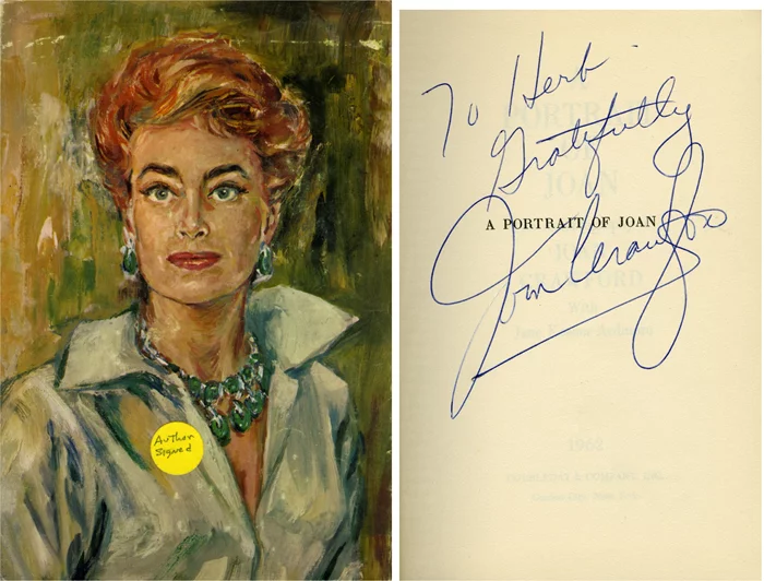 Joan Crawford autograph