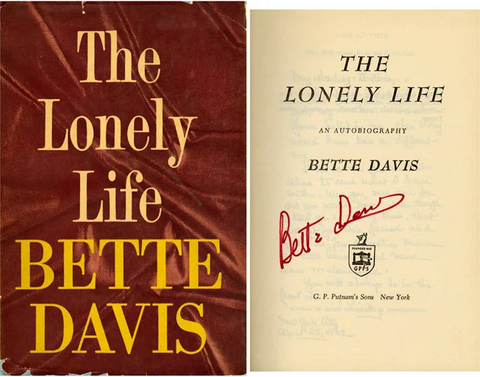 Bette Davis autograph