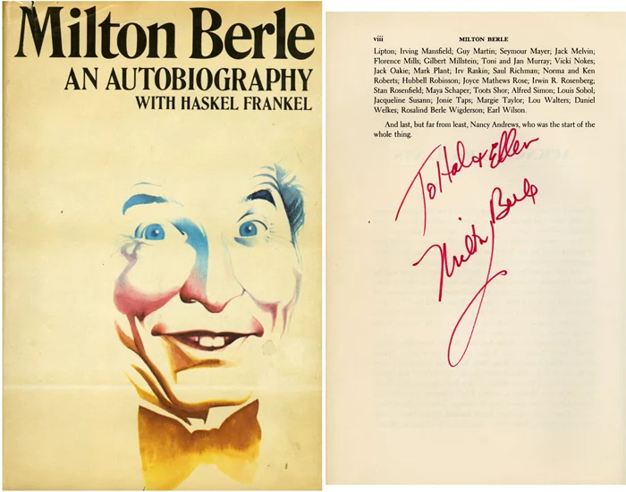 Milton Berle autograph