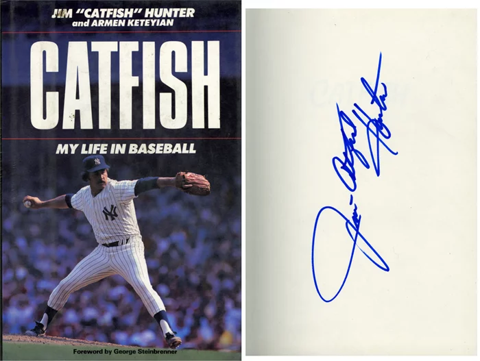 Jim 'Catfish' Hunter autograph