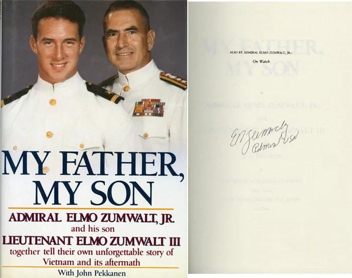 Elmo Zumwalt autograph