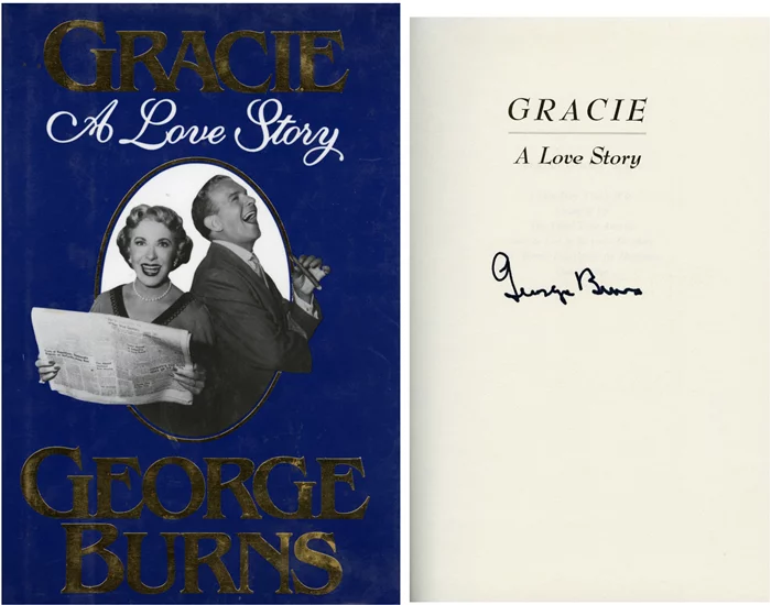 George Burns autograph