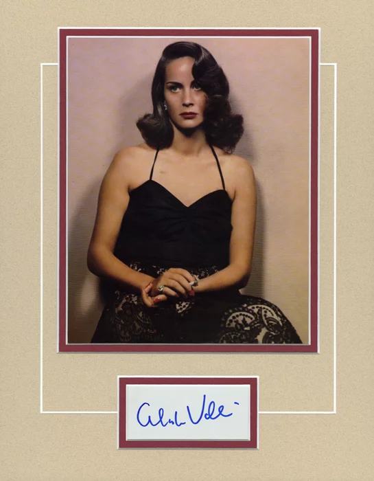 Alida Valli autograph